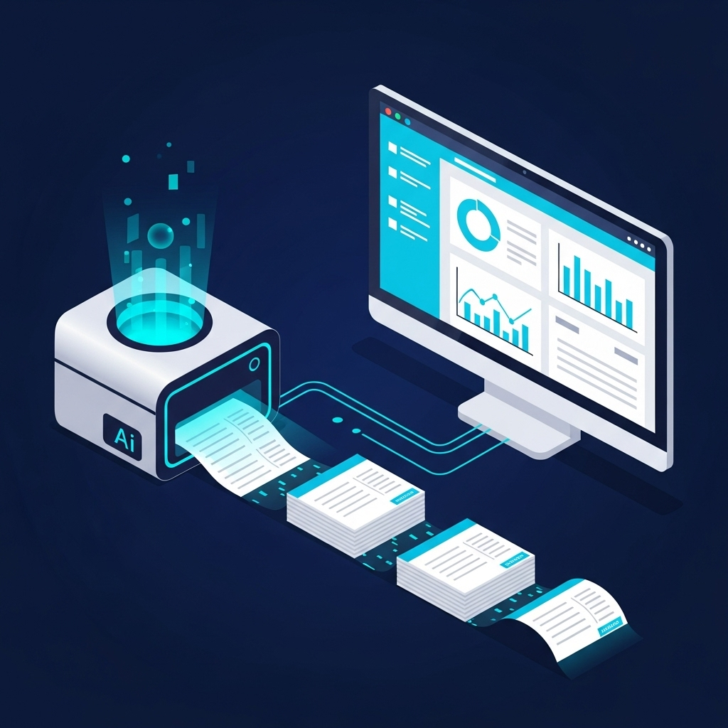 Automated invoice processing dashboard